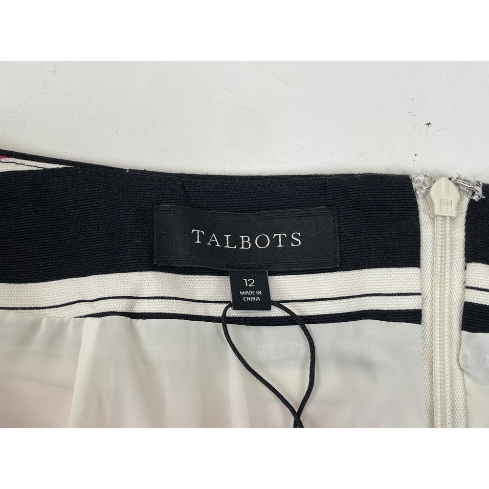 Talbots Lined Pencil Skirt Womens Size 12‎ Multicolor NWT - Picture 3 of 4